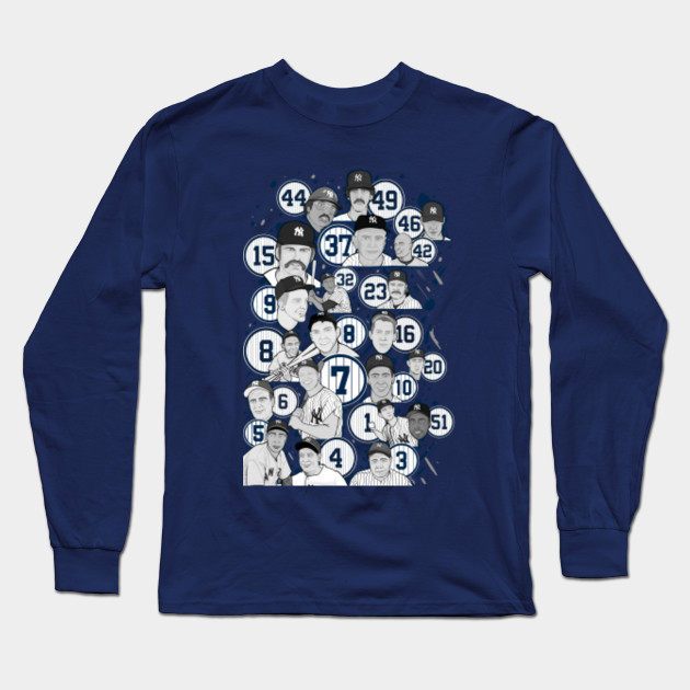 New York Yankee legends collage